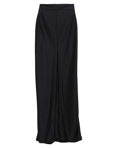 Mugler Woman Maxi Skirt Black Size 8 Viscose, Recycled Polyacrylic, Elastane