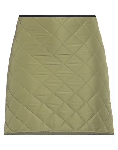Douuod Woman Mini Skirt Military Green Size 4 Polyester, Polyacrylic
