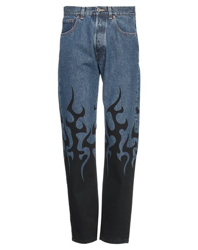 Shop Vetements Man Jeans Blue Size S Cotton