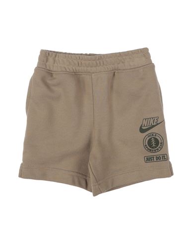 Shop Nike B Nsw Lnt Ft Taping Short Toddler Boy Shorts & Bermuda Shorts Sand Size 7 Cotton, Polyester In Beige