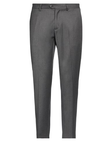 Bonheur Man Pants Grey Size 35 Polyester, Viscose, Elastane