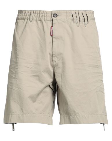 Dsquared2 Man Shorts & Bermuda Shorts Light Grey Size 34 Cotton