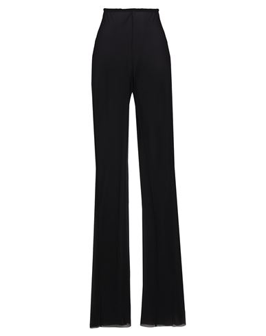 8 By Yoox See-through High Waist Pants Woman Pants Black Size 12 Polyester