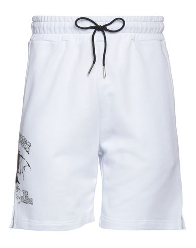 Self Made By Gianfranco Villegas Man Shorts & Bermuda Shorts White Size Xl Cotton