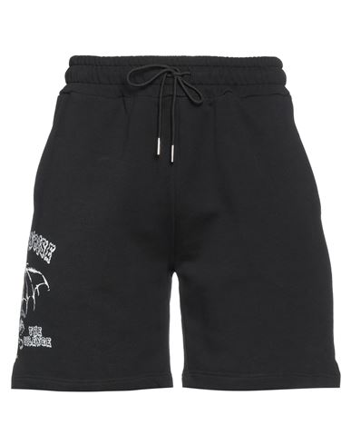 Self Made By Gianfranco Villegas Man Shorts & Bermuda Shorts Black Size Xl Cotton