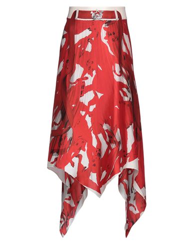 Az Factory Woman Midi Skirt Tomato Red Size 4 Recycled Polyester, Polyester