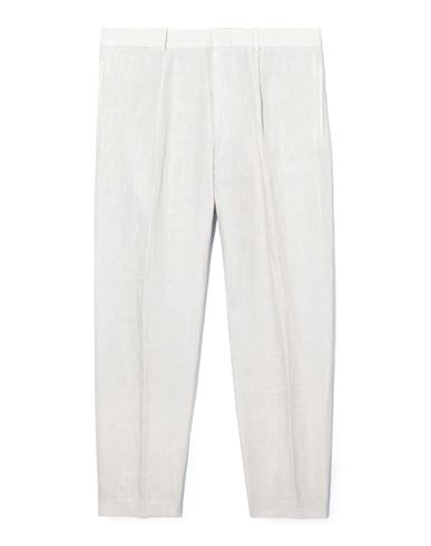 Cos Tapered Linen Trousers In Beige
