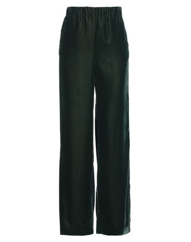 Caractere Caractère Woman Pants Dark Green Size 14 Polyester