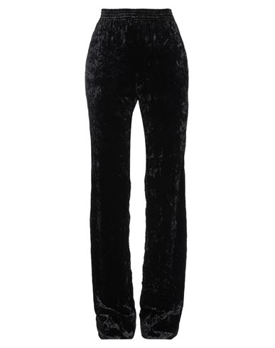 Saint Laurent Woman Pants Black Size 10 Polyester, Elastane
