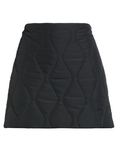 Msgm Woman Mini Skirt Black Size 6 Polyester
