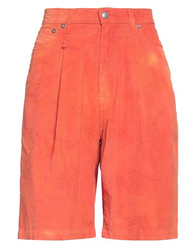 Shop R13 Woman Shorts & Bermuda Shorts Orange Size 27 Cotton