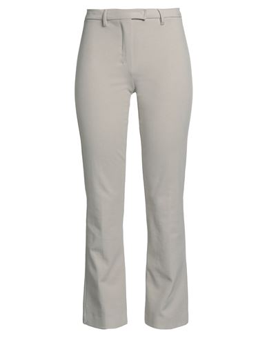 's Max Mara Woman Pants Light Grey Size 14 Cotton, Elastane