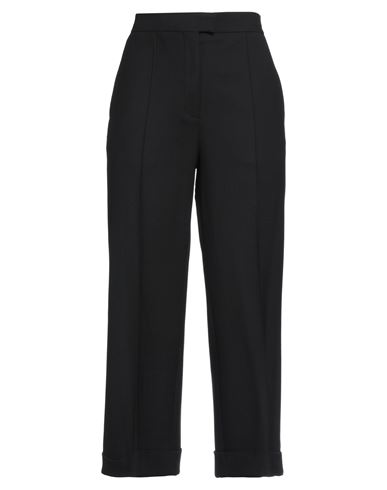 Agnona Woman Pants Black Size 4 Wool, Elastane