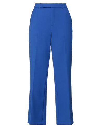 Simona Corsellini Woman Pants Bright Blue Size 8 Polyester, Viscose, Cotton, Elastane