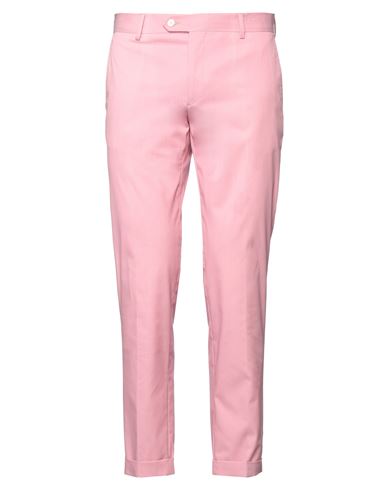 Brian Dales Man Pants Pink Size 32 Cotton, Polyamide, Elastane