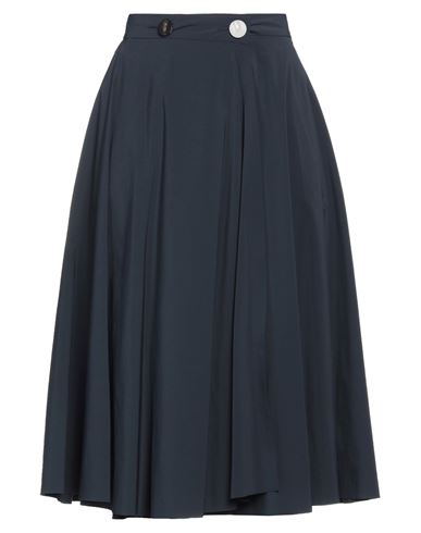 Rrd Woman Midi Skirt Midnight Blue Size 4 Polyamide, Elastane