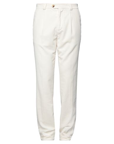 Brunello Cucinelli Man Pants Off White Size 34 Cotton