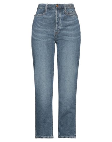 Chloé Woman Jeans Blue Size 32w-29l Cotton, Hemp