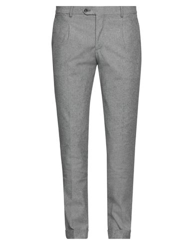Shop Barba Napoli Man Pants Grey Size 36 Cotton, Elastane
