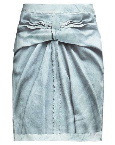 Moschino Woman Mini Skirt Light Blue Size 10 Cotton