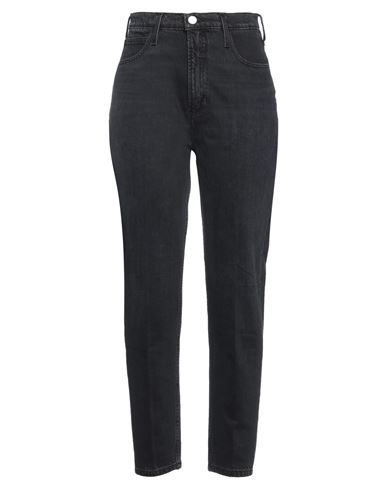 Frame Woman Denim Pants Black Size 28 Cotton In Black