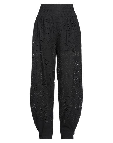 Alberta Ferretti Woman Pants Black Size 2 Cotton, Polyester