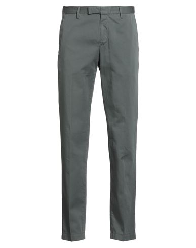 Pt Torino Man Pants Grey Size 40 Cotton, Elastane