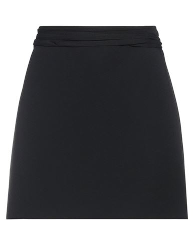 Dsquared2 Woman Mini Skirt Black Size 6 Acetate, Viscose