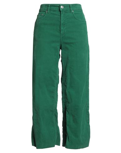 Department Five Department 5 Woman Pants Green Size 30 Cotton, Elastane In Green