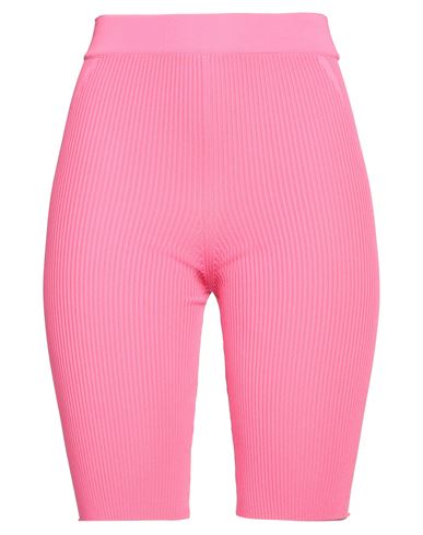 Jacquemus Woman Shorts & Bermuda Shorts Fuchsia Size 2 Polyester, Polyamide, Elastane In Pink