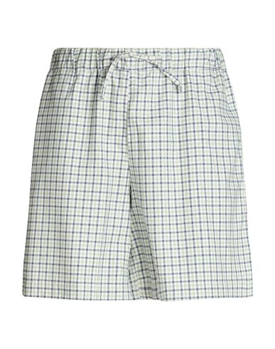 8 By Yoox Cotton Wide Leg Shorts Man Shorts & Bermuda Shorts Light Green Size Xxl Cotton