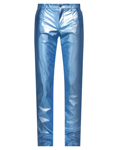 Dolce & Gabbana Man Pants Azure Size 30 Polyamide, Elastane In Blue