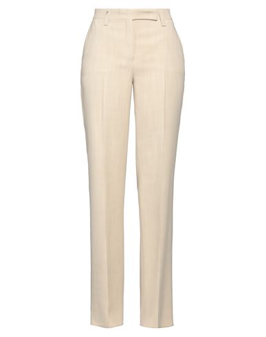 Ferragamo Woman Pants Beige Size 4 Viscose, Elastane In Beige