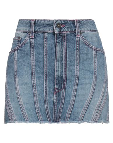 Dondup Woman Denim Skirt Blue Size 30 Cotton