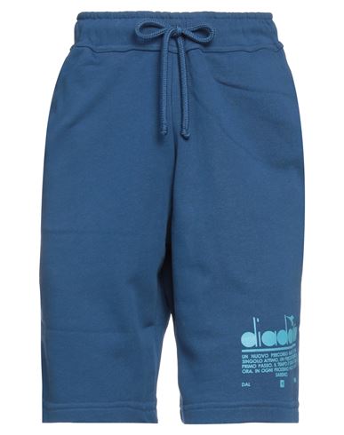 Diadora Woman Shorts & Bermuda Shorts Blue Size Xs Cotton