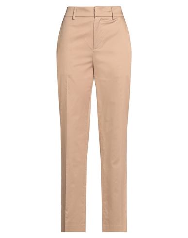 Dondup Woman Pants Sand Size 28 Cotton, Lyocell In Neutral