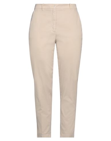 Incotex Woman Pants Beige Size 10 Cotton, Elastane In Neutral