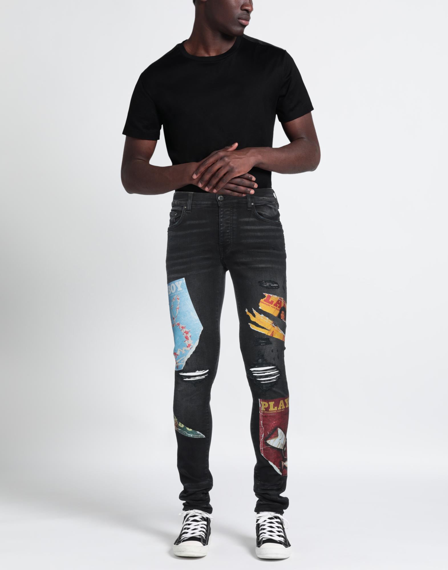  Amiri X Playboy - Hosen & Röcke - Jeanshosen - On Yoox.com 