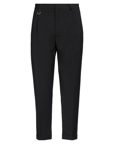 Shop Paolo Pecora Man Pants Black Size 38 Polyester, Wool, Elastane