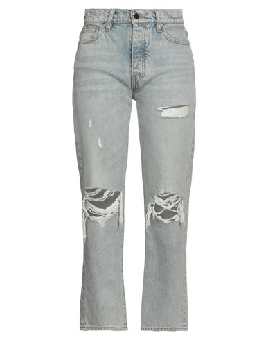 Amiri Woman Denim Pants Blue Size 31 Cotton | ModeSens