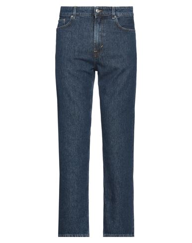 Department Five Department 5 Man Pants Blue Size 33 Cotton, Elastane In Blue