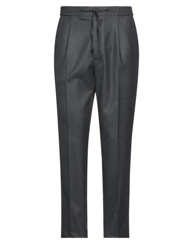 Drumohr Man Pants Lead Size 42 Virgin Wool In Grey