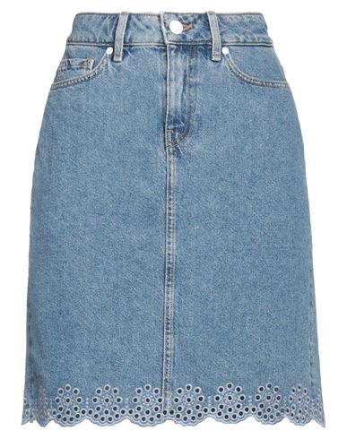 Tommy Hilfiger Woman Denim Skirt Blue Size 8 Cotton