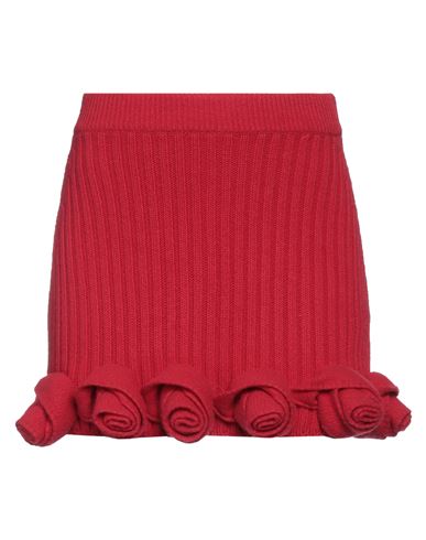 Shop Blumarine Woman Mini Skirt Red Size S Wool