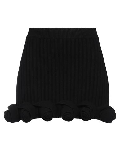 Shop Blumarine Woman Mini Skirt Black Size M Wool