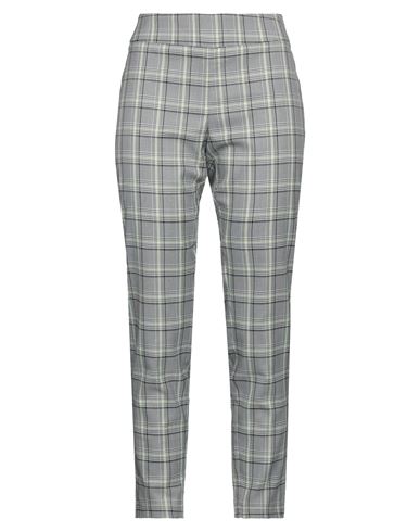 Pianurastudio Woman Pants Pastel Yellow Size 10 Polyester, Elastane In Grey