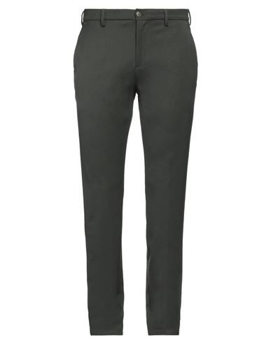 Cruna Man Pants Military Green Size 38 Polyester, Virgin Wool, Elastane In Green