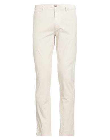 40weft Man Pants Beige Size 28 Cotton, Elastane In Neutral
