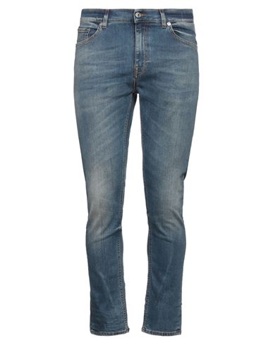 Mauro Grifoni Grifoni Man Denim Pants Blue Size 35 Cotton, Elastomultiester, Elastane