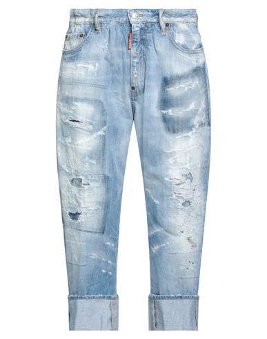 Shop Dsquared2 Man Jeans Blue Size 40 Cotton